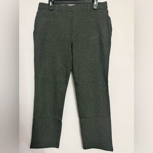 Olive Green Stretch Ponte Pants